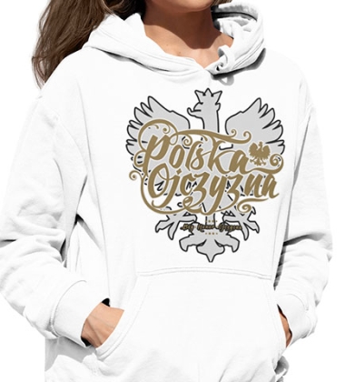 BLUZA DAMSKA Z KAPTUREM POLSKA OJCZYZNA BHO